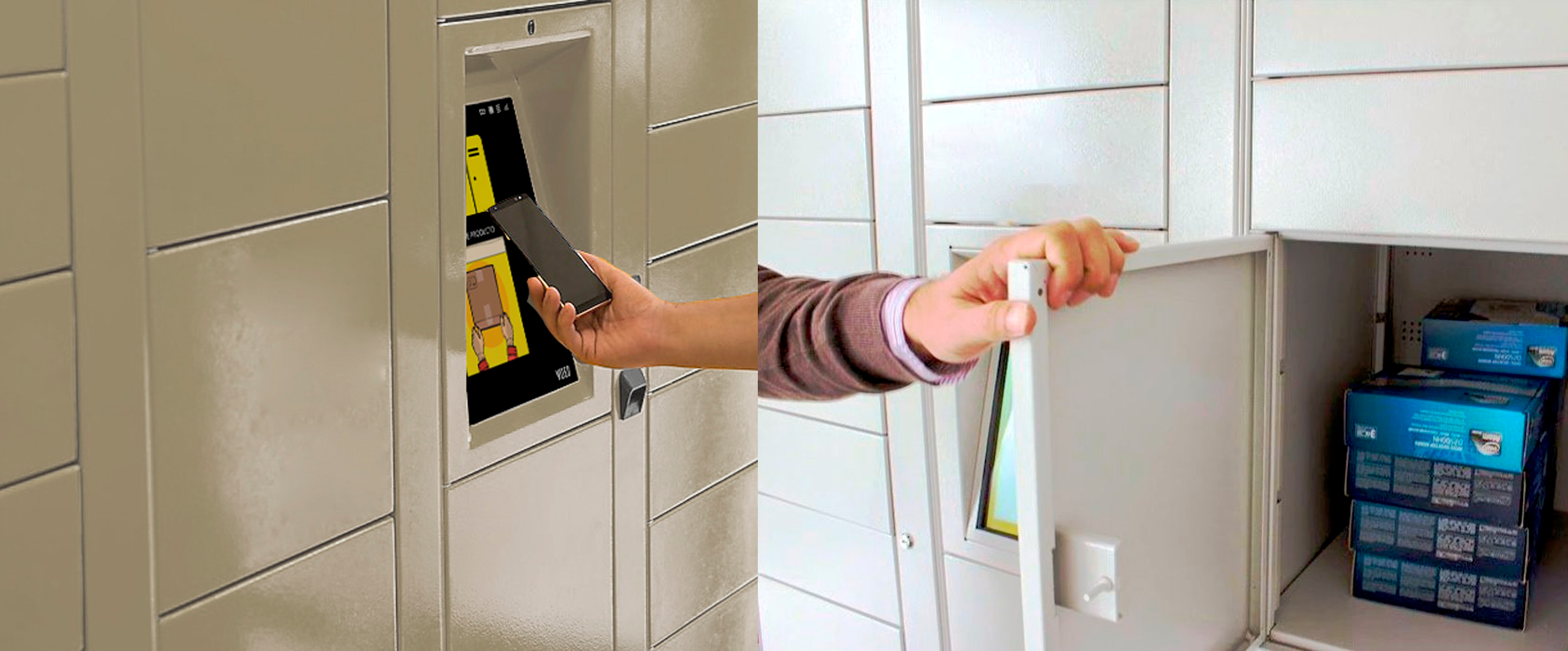 tecnologia de smart lockers
