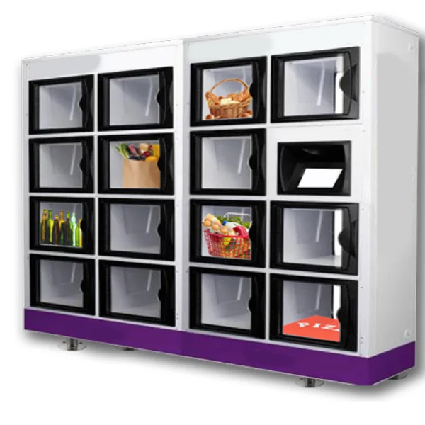 Casilleros para entrega de alimentos