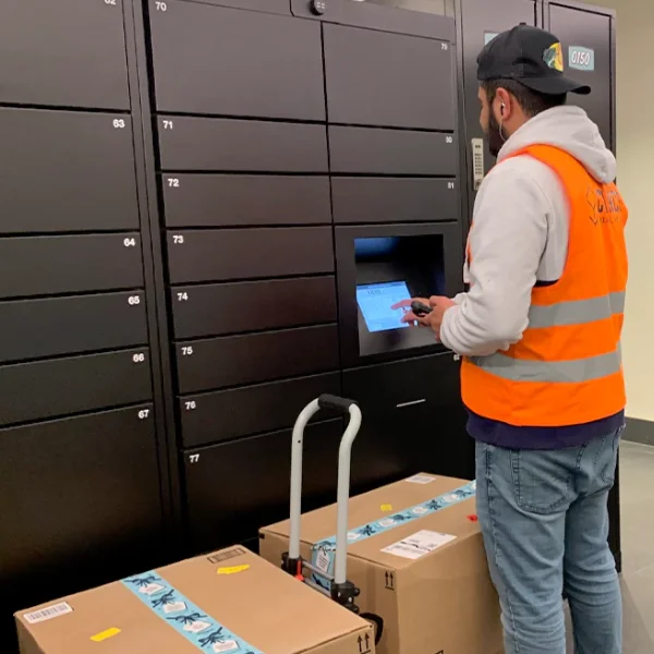 Casilleros para pickup en retail